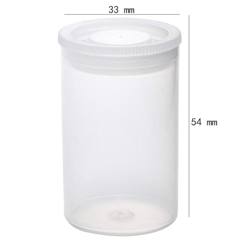 AKIRO Film Canisters with Caps 35 mm Empty Camera Reel Storage Containers Case Plastic Storage 15 Pack Transparent - Image 3